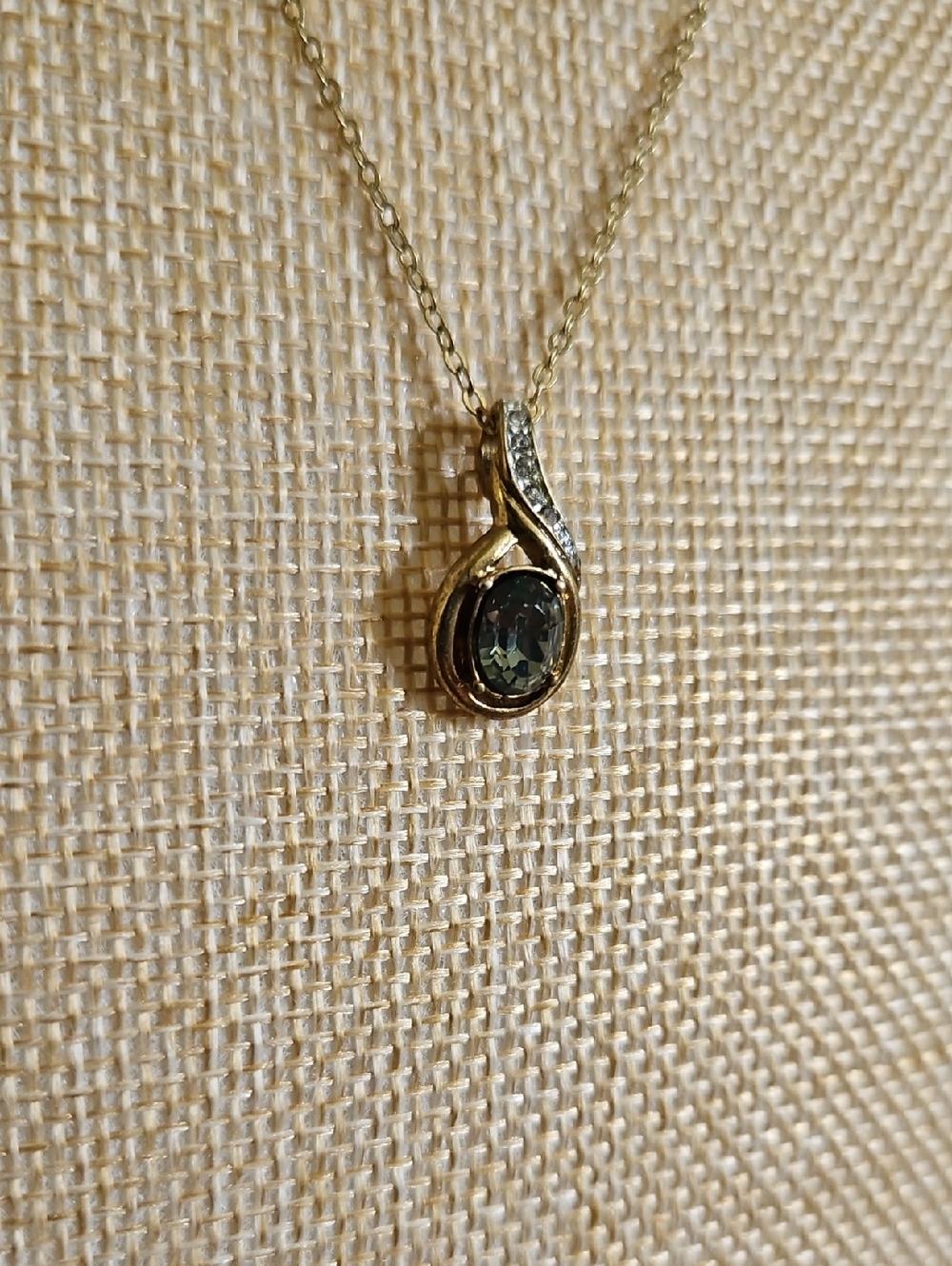 Blue/Green Pendant Necklace